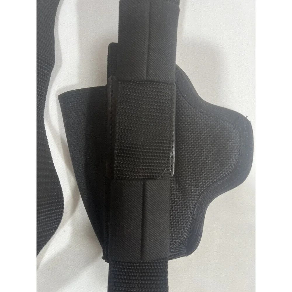 DeSantis Left Hand Holster Black Nylon Cordura Gun Holster Strap Concealed Carry